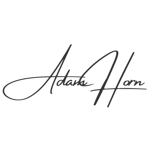 Adam Horn signature KI Blog